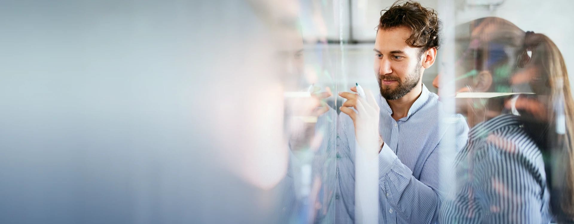 A Consultant Reviewing Data.